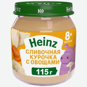 Пюре Heinz Сливочная курочка с овощами с 8 месяцев 115г
