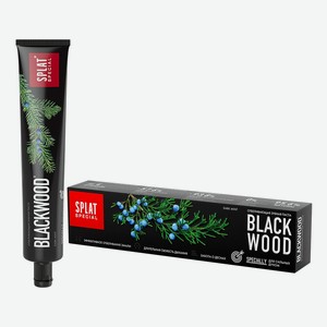 Зубная паста Splat Special Blackwood отбеливающая 75 мл