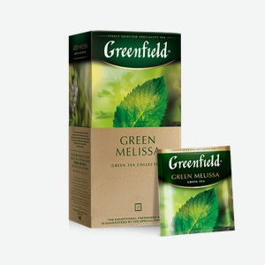 Чай Greenfield Green Melissa зеленый (1.5г х 25 пак), 38г