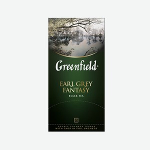 Чай Greenfield Earl Grey Fantasy черный (2г х 25 пак), 50г
