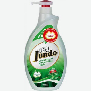Средство для мытья посуды и детских принадлежностей Jundo с ароматом Зелёного чая и мяты, 1 л