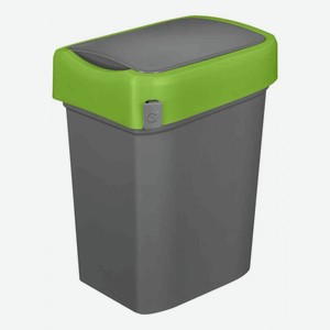 Контейнер для мусора Econova, Smart bin цвет: зеленый 333×269×457 мм, 25 л