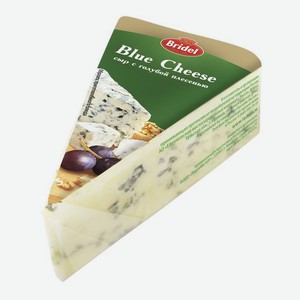 Сыр с голубой плесенью 51% 0,1 кг Bridel Blue cheese