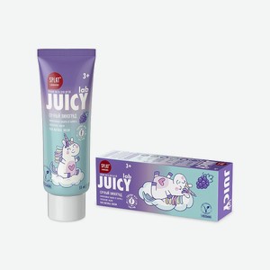 JUICY LAB GRAPE ВИНОГРАД детская зубная паста со фтором, 55 мл, 0,095 кг