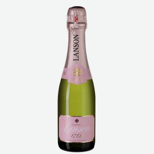 Шампанское Lanson Rose Label Brut Rose 0.375 л.