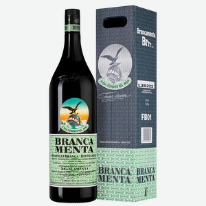 Ликер Branca Menta в подарочной упаковке 3 л.