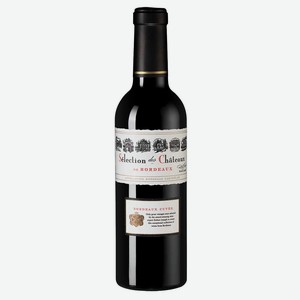 Вино Selection des Chateaux de Bordeaux Rouge 0.375 л.