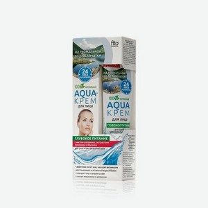 Aqua - крем для лица на термальной воде Камчатки ФИТОкосметик Народные рецепты   глубокое питание   45мл
