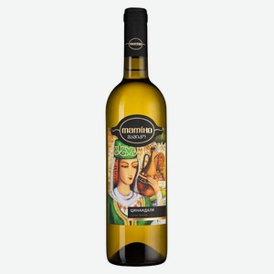 Вино Mamiko Цинандали белое сухое Грузия, 0,75 л
