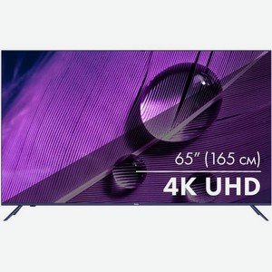 65  Телевизор HAIER Smart TV S1, 4K Ultra HD, черный, СМАРТ ТВ, Android