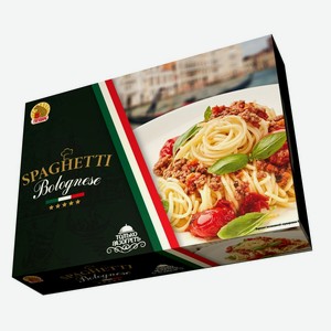 Готовое блюдо <Спагетти> с соусом Болоньез зам 300г Государ