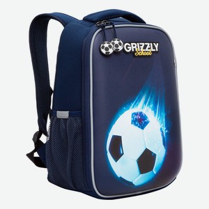 Рюкзак Grizzly RAW-397 школьный синий Китай
