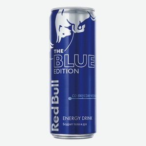 Энергетический напиток Red Bull Blue Edition черника газированный безалкогольный 355 мл