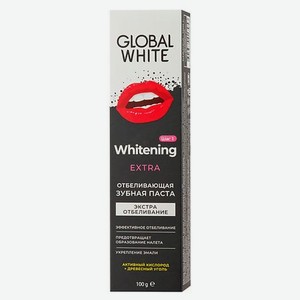 Отбеливающая зубная паста EXTRA Whitening с Древесным углем