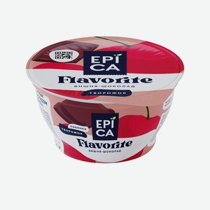 БЗМЖ Десерт творожный Еpica Flavorite вишня/шоколад 8,1% 130г