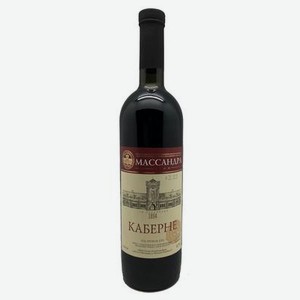 Вино столовое Каберне сухое красное 0.7л 10-12%