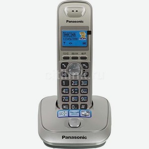 Радиотелефон Panasonic KX-TG2511RUN, платиновый и черный