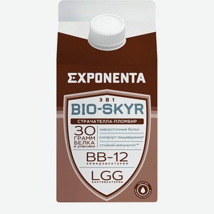 Напиток кисломолочный EXPONENTA BIO-SKYR страчателла-пломбир Беларусь, 0,5 кг