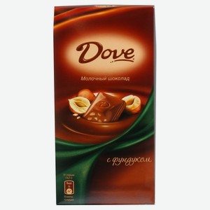 Шоколад Dove молочный с фундуком, 90 г