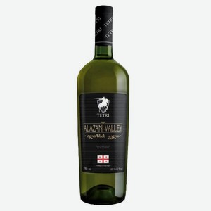 Вино ординарное сортовое Тетри Алазанская Долина белое полусладкое 0,75 л
