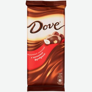 Молочный шоколад Dove с цельным фундуком 90 г