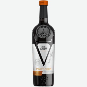 Вино Villa Krim Pinot Noir красное полусухое 0,75 л