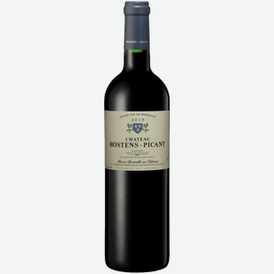 Вино Chateau Hostens-Picant красное сухое 0,75 л
