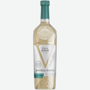 Вино Villa Krim Shateau Baron белое полусладкое 0,75 л