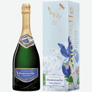 Шампанское Vranken Demoiselle белое брют 0,75 л в подарочной упаковке