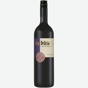 Вино Una Delicia Carmenere красное сухое