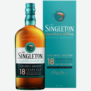 Виски Даффтаун Синглтон 18 лет односолодовый в подарочной упаковке 0.7 л.Великобритания (Шотландия)