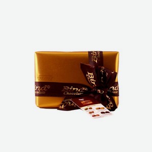 Набор шоколадных конфет в золотой упаковке 0.1кг
