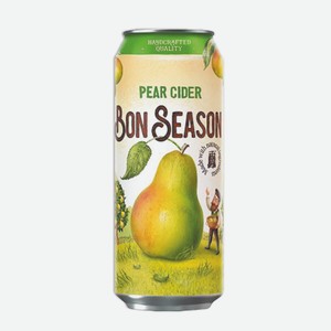 Сидр Бон Сезон Груша (Bon Season Pear) 0,43 л