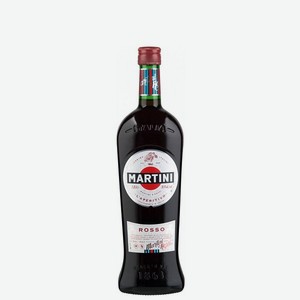 Напиток Мартини Россо сладкий красный аром. из вин. сырья 15% 0,5л