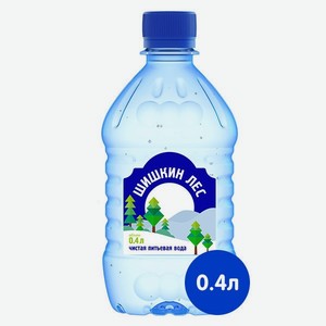 Вода питьевая Шишкин лес 0,4л негаз квад. бут.