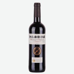 Вино Selection des Chateaux de Bordeaux Rouge 0.75 л.