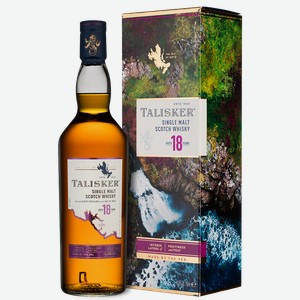 Виски Talisker 18 Years в подарочной упаковке 0.7 л.