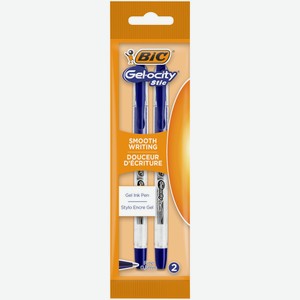 Ручка BIC Gel-Ocity Stick гелевая синяя, 2шт Индия