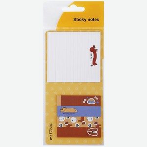 Флажки-закладки Meshu Cute dog и самоклеящиеся блоки в наборе, 25л Китай