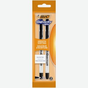 Ручка BIC Gel-Ocity Stick гелевая черная, 2шт Индия