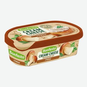 Сыр творожный Bonfesto Кремчиз грибы 65% 140 г