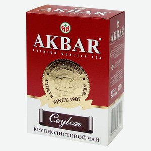 Чай черный AKBAR крупнолистовой, 250 г