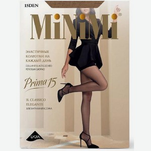Колготки Minimi PRIMA 15 (шортики) Nero 3