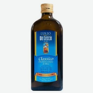 Масло оливковое нерафинированное высшего качества т. м. «De Cecco» КЛАССИКО, 500мл