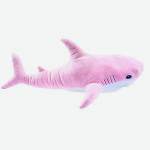 Мягкая игрушка 49см Акула розовая