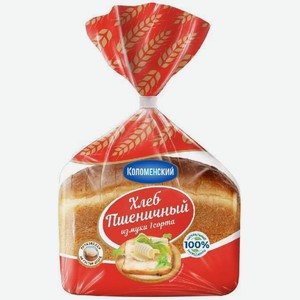 Хлеб пшеничный формовой нарезка 380г Коломенское