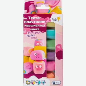 Набор для детской лепки Тесто-пластилин 6 цвет.Маршмеллоу цвета