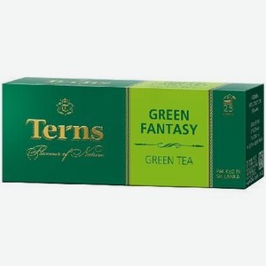 Чай Тернс Грин Фентези зеленый 25пак*1.5г