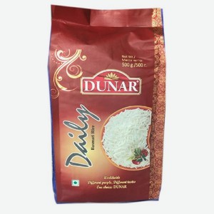 Рис Басмати Дунар Дейли, пакет 0,5 кг