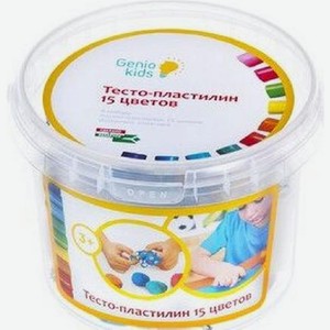 Набор для детской лепки  Тесто-пластилин 15 цветов 